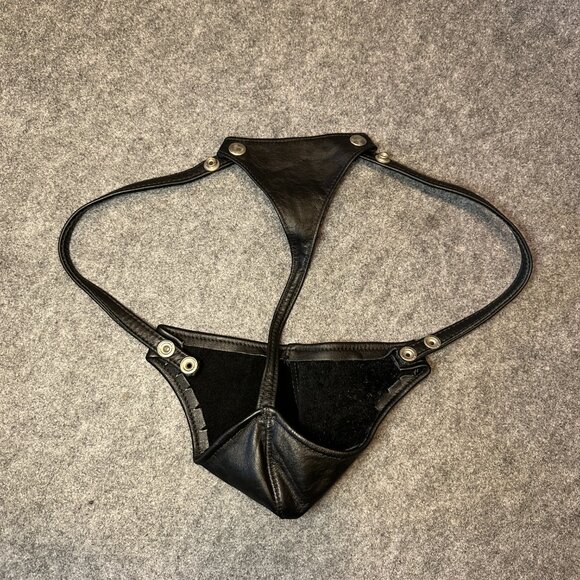 Vintage Mr. S Leather San Francisco Men’s Real Leather Jockstrap Rare Collectibl - Picture 6 of 12